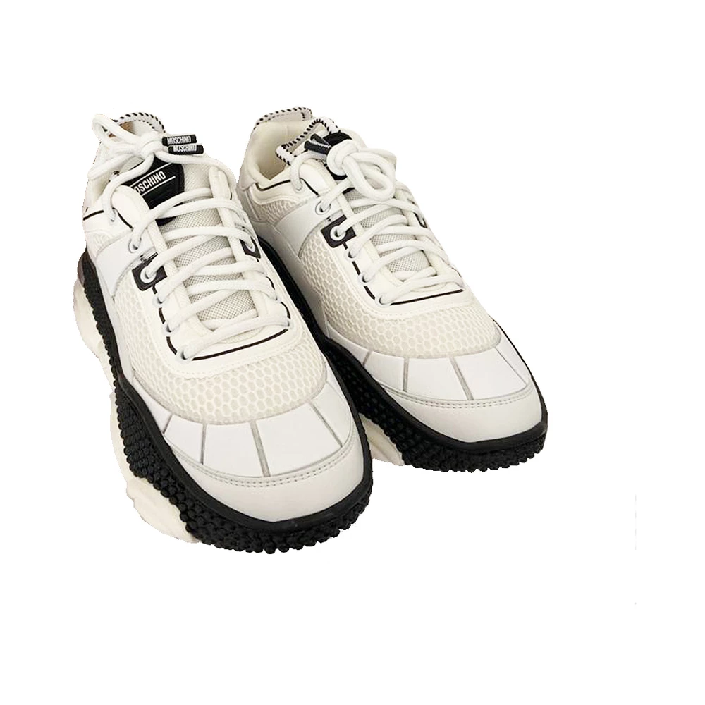 Moschino Low Top Sneakers White 3 Moschino Low Top Sneakers White - Bilde 3
