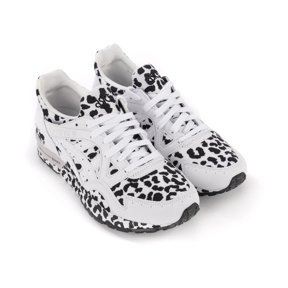 Comme Des Garçons Shirt X Asics White Sneaker With Spotted Print White 1 Comme Des Garçons Shirt X Asics White Sneaker With Spotted Print White