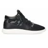 Giuseppe Zanotti Sneakers High RUNNER Logo Black