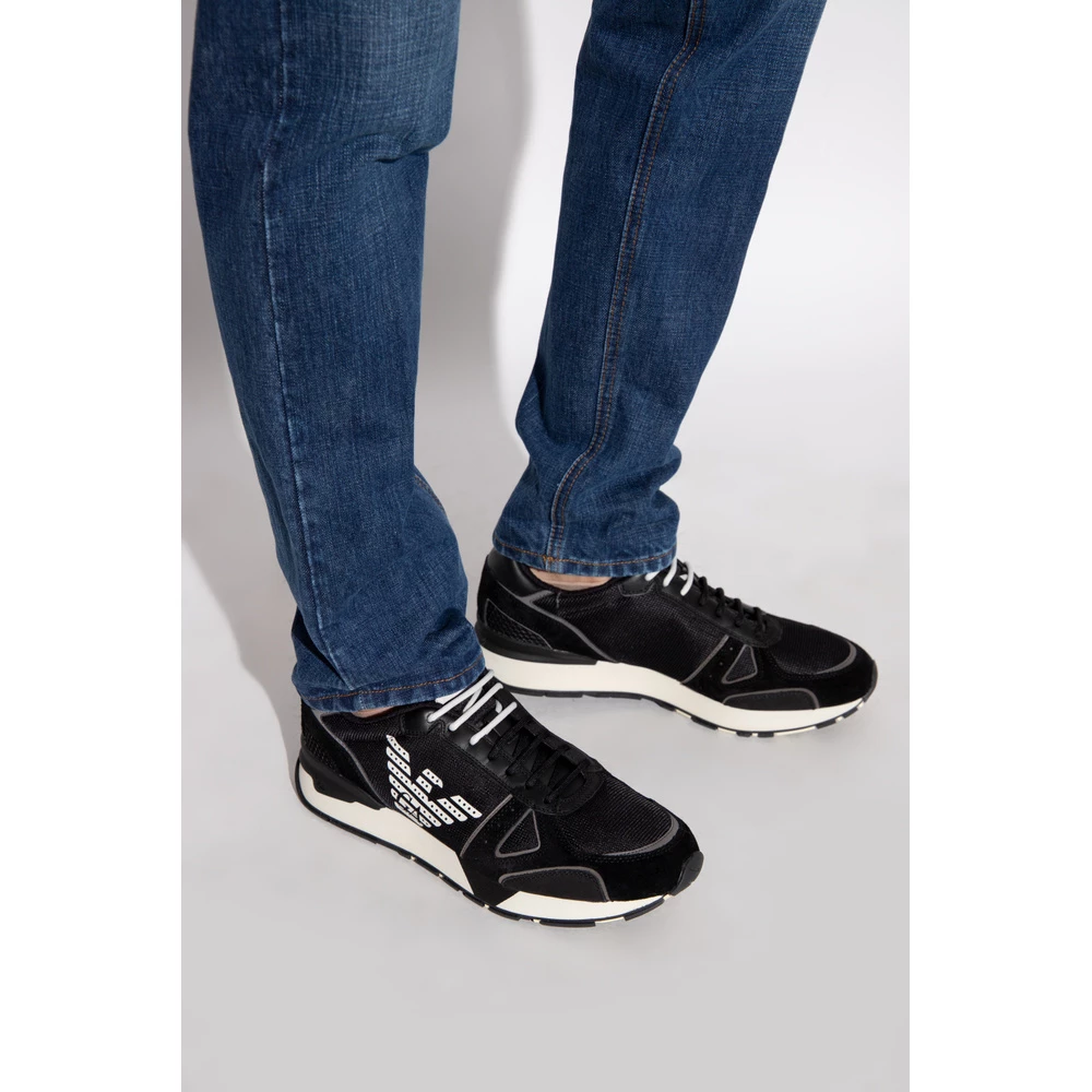Emporio Armani Sneakers Black 4 Emporio Armani Sneakers Black - Bilde 4
