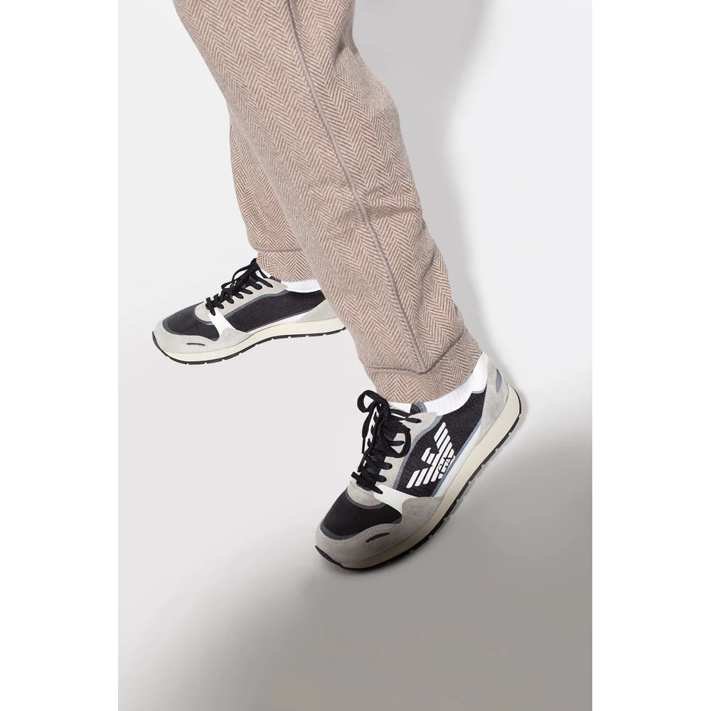 Emporio Armani Sneakers Gray 2 Emporio Armani Sneakers Gray - Bilde 2