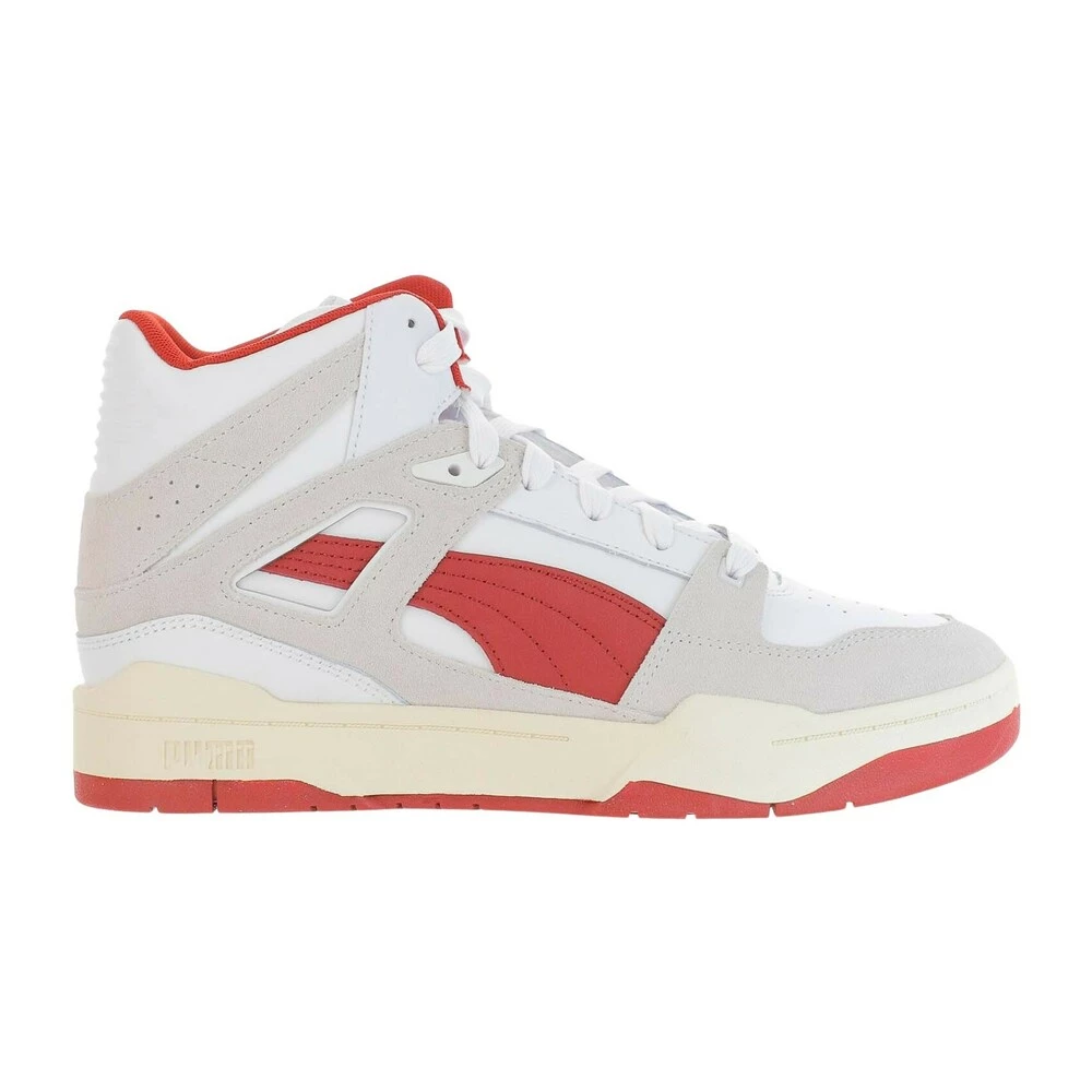 PUMA Sneakers Made Of Suede Leather Lace-up Closure On Front Logo Embossed On Tongue Iconic Side Stripe Paneled Design Printed Logo On The Heel Rubber Sole Multi Made In China Composition: 100% Leather, 100% Rubber Red 4 PUMA Sneakers Made Of Suede Leather Lace-up Closure On Front Logo Embossed On Tongue Iconic Side Stripe Paneled Design Printed Logo On The Heel Rubber Sole Multi Made In China Composition: 100% Leather, 100% Rubber Red - Bilde 4