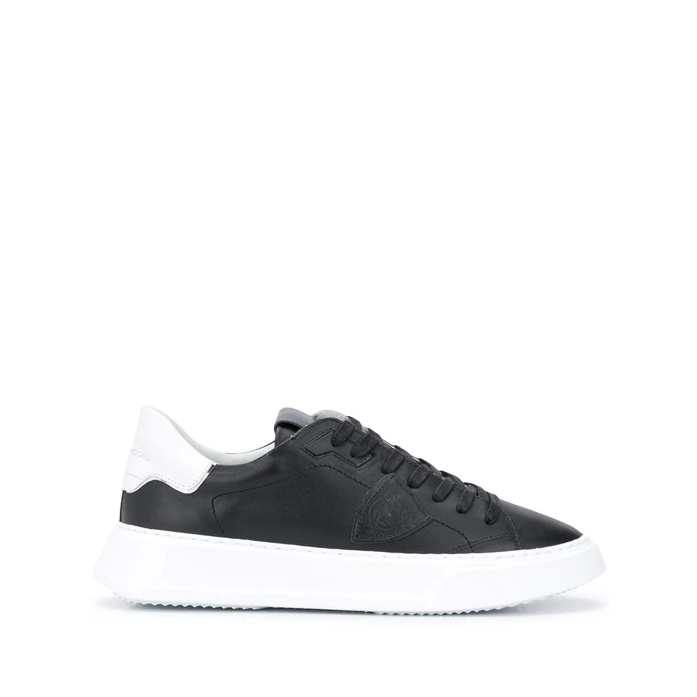 Philippe Model Bi-material Temple Sneakers Black 3 Philippe Model Bi-material Temple Sneakers Black - Bilde 3