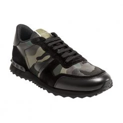 Valentino Garavani Rockrunner Camouflage Sneakers Green -Tilbud miinto Butikk unnamed file 2507