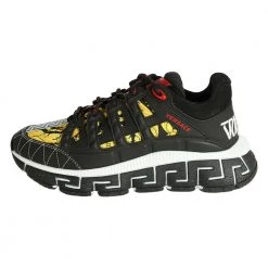 Versace Pre-owned Trigreca Barocco Print Sneakers Black -Tilbud miinto Butikk unnamed file 2989