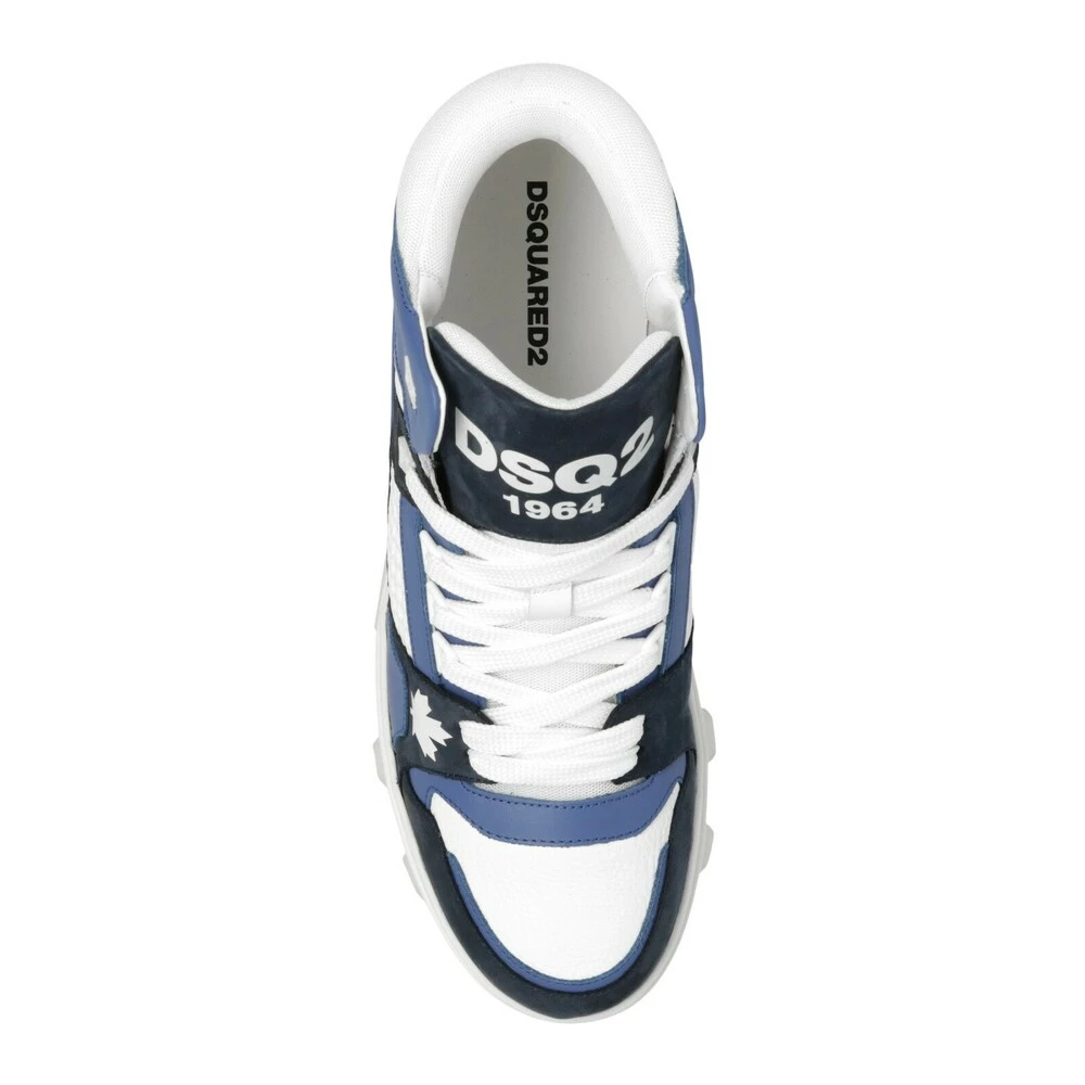 Dsquared2 Basket High-top Sneakers Blue 4 Dsquared2 Basket High-top Sneakers Blue - Bilde 4