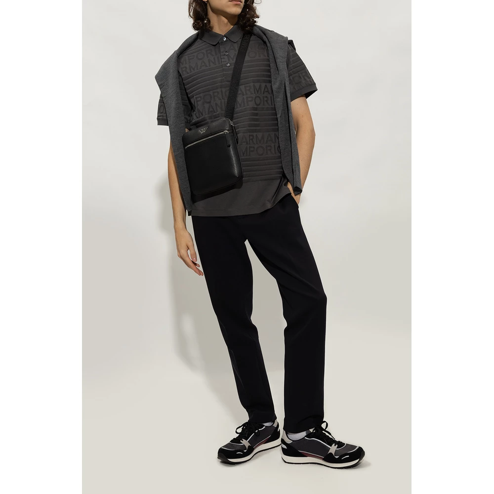 Emporio Armani Sneakers With Logo Black 4 Emporio Armani Sneakers With Logo Black - Bilde 4