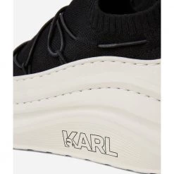 Karl Lagerfeld Chase Knit Sock Trainers Black