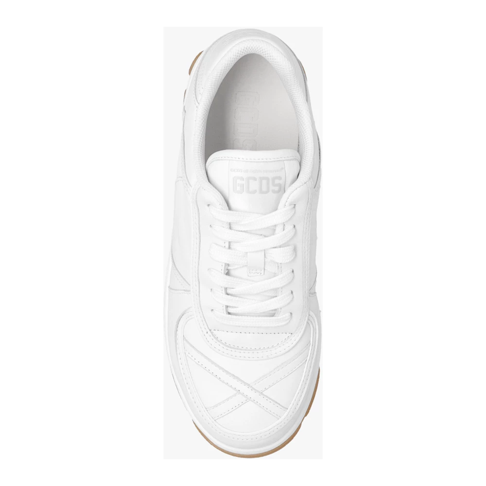 GCDS Leather Sneakers White 1 GCDS Leather Sneakers White