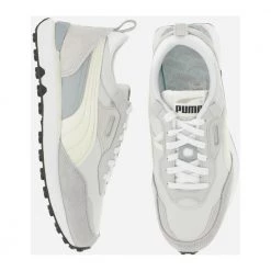 PUMA Sneakers Made Of Nylon And Ripstop Fabric Lace-up Front Closure Suede Toe And Heel Applied Logo Label On Tongue Iconic Side Stripe Colorblock Design Rubber Sole Beige Made In Vietnam Composition: 100% Nylon, 100% Leather Gray