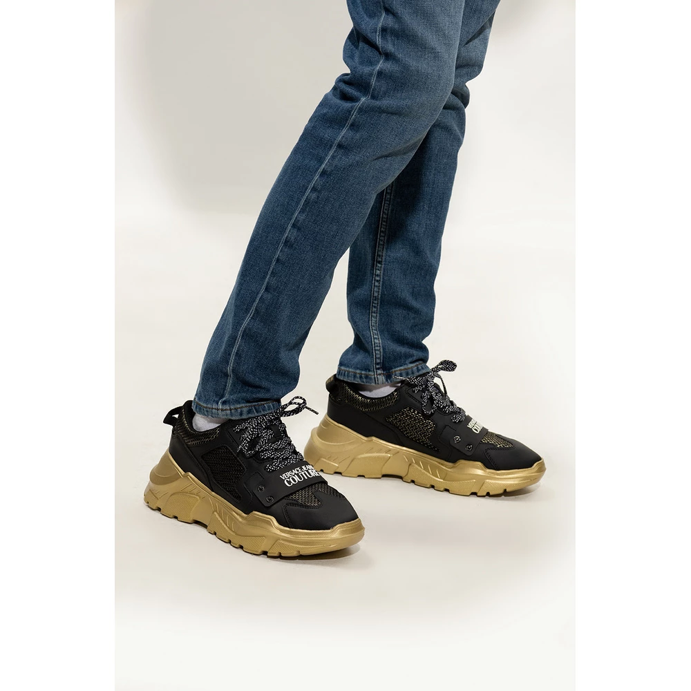 Versace Jeans Couture Sneakers With Logo Black 2 Versace Jeans Couture Sneakers With Logo Black - Bilde 2