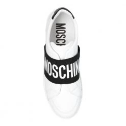 Moschino Branded Sneakers White