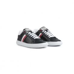 Tommy Hilfiger Essential Leather Trainers Blue