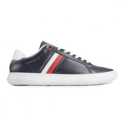 Tommy Hilfiger Essential Leather Trainers Blue -Tilbud miinto Butikk unnamed file 559