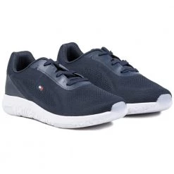 Tommy Hilfiger Corporate Knit Trainers Blue