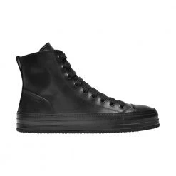 Ann Demeulemeester Raven Sneakers In Leather Black