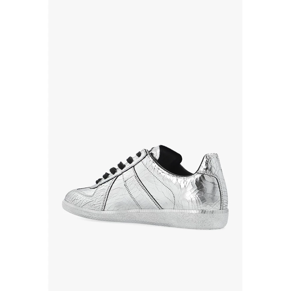 Maison Margiela ‘Replica’ Leather Sneakers Gray 3 Maison Margiela ‘Replica’ Leather Sneakers Gray - Bilde 3