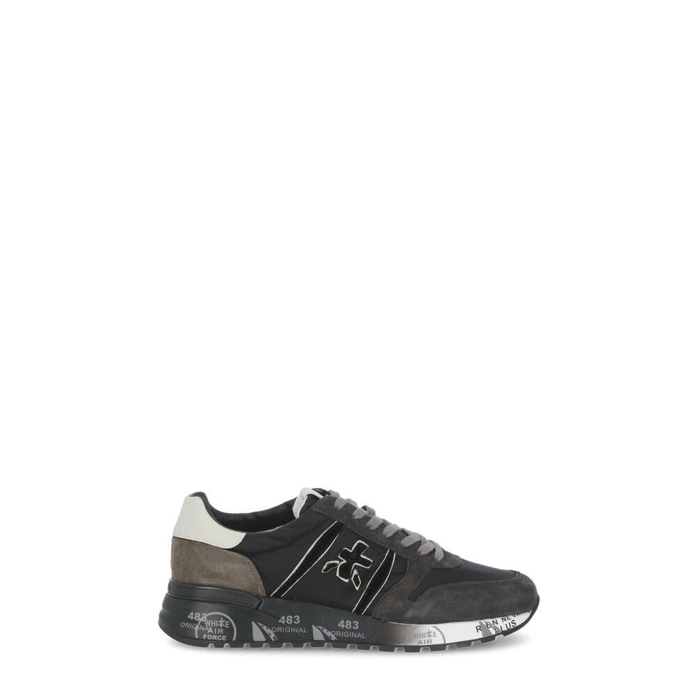 White Premiata Sneakers Black Black 6 White Premiata Sneakers Black Black - Bilde 6