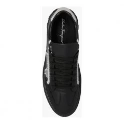 Salvatore Ferragamo Borg Sneakers Black