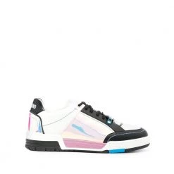 Moschino Couture Low Top Hologram Sneakers White