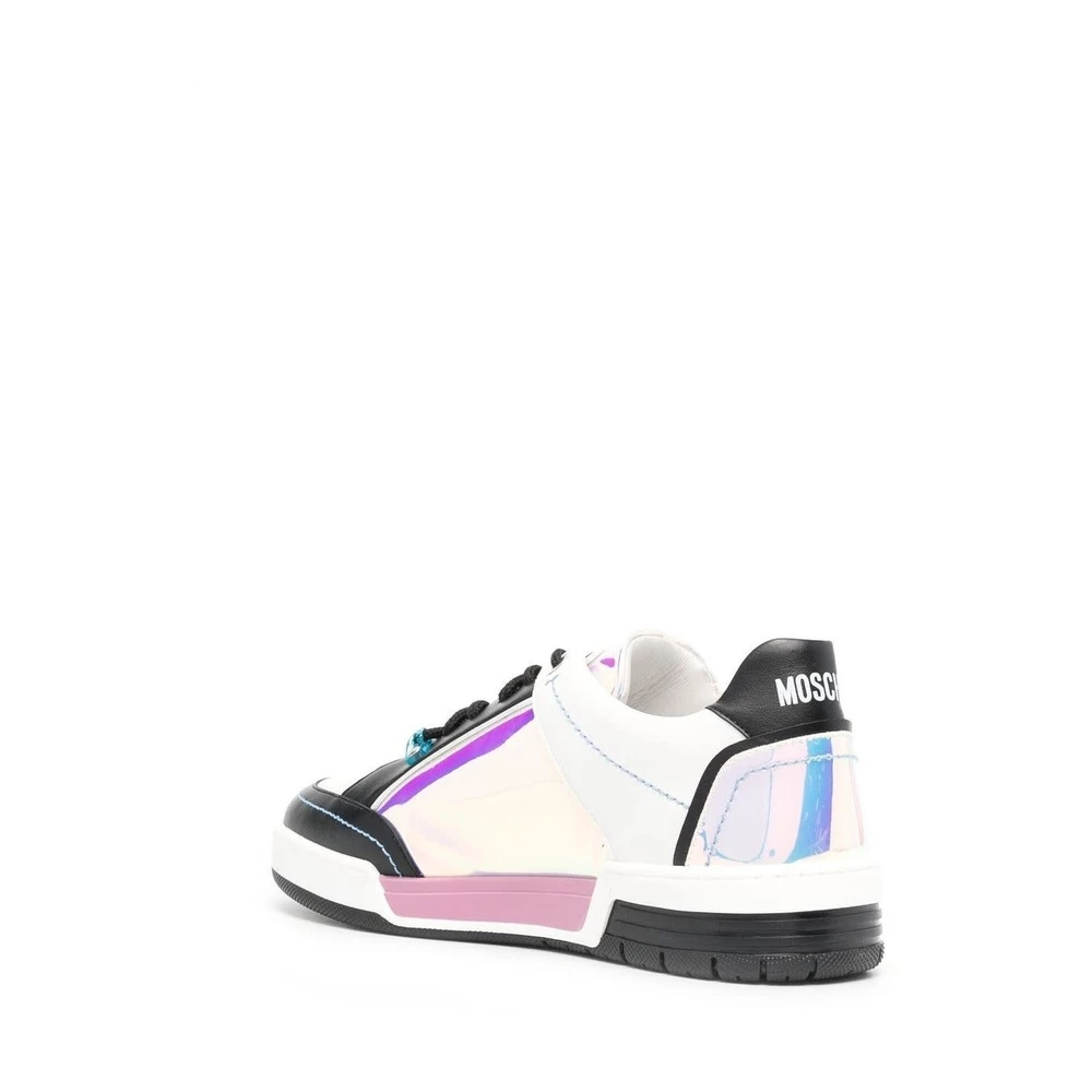 Moschino Couture Low Top Hologram Sneakers White 2 Moschino Couture Low Top Hologram Sneakers White - Bilde 2