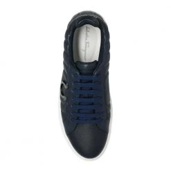 Salvatore Ferragamo Laky Sneakers Blue