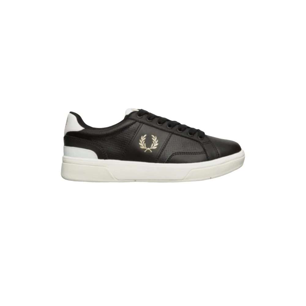 Fred Perry PERF LEATHER Black 3 Fred Perry PERF LEATHER Black - Bilde 3