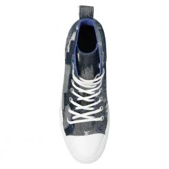 Marcelo Burlon All Over High-top Sneakers Blue