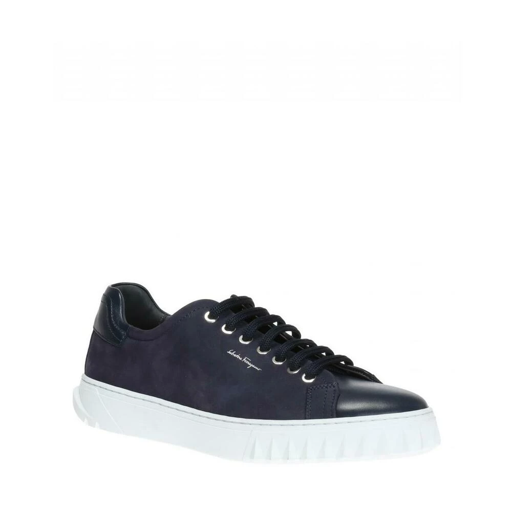 Salvatore Ferragamo Cube Platform Sneakers Blue 1 Salvatore Ferragamo Cube Platform Sneakers Blue