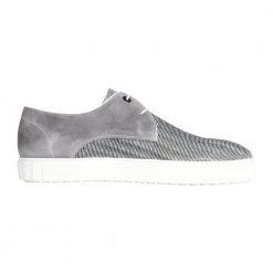 Floris Van Bommel Leather Sneakers Gray