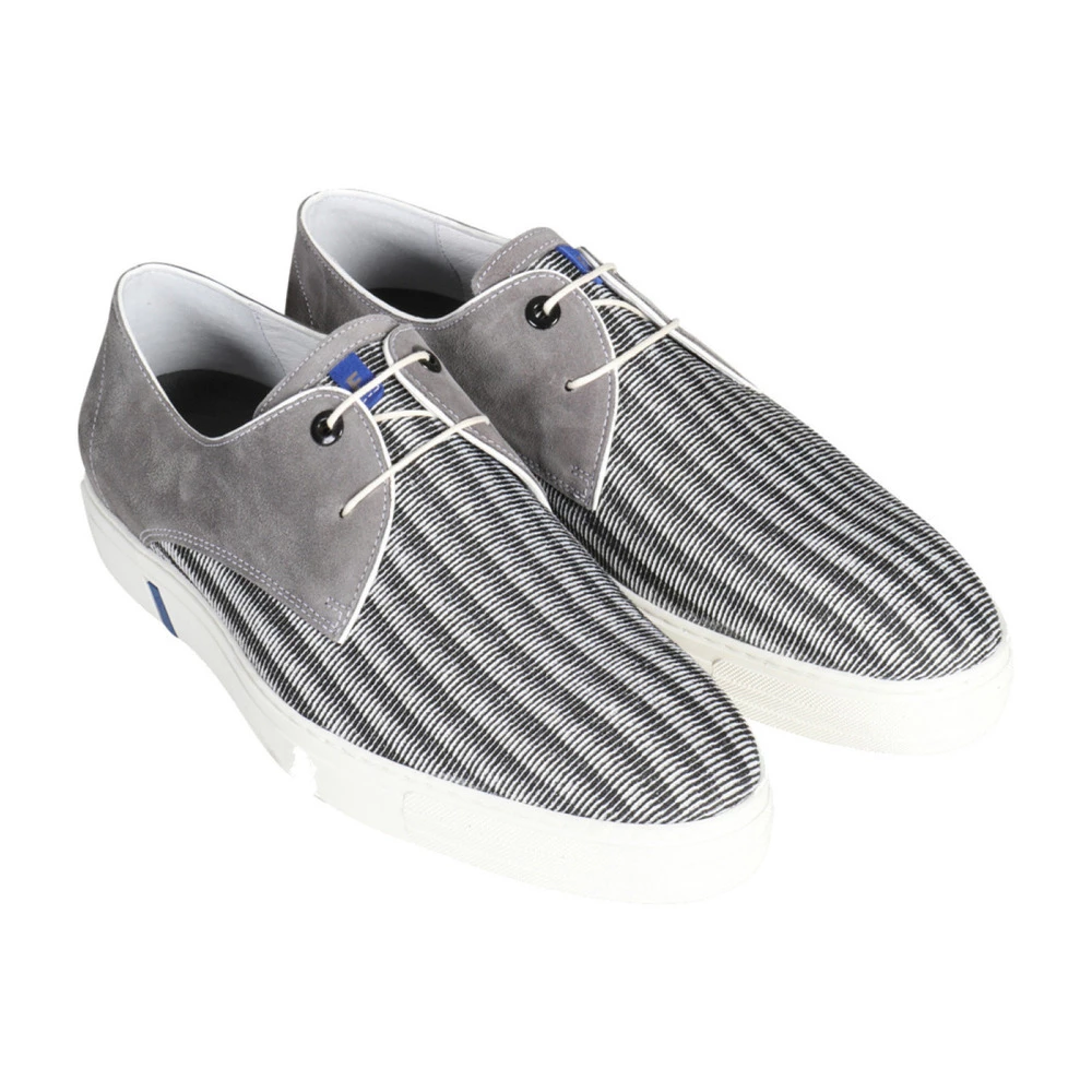 Floris Van Bommel Leather Sneakers Gray 2 Floris Van Bommel Leather Sneakers Gray - Bilde 2