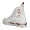 Thom Browne Collegiate High Top Sneakers White