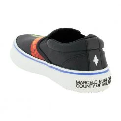 Marcelo Burlon Icon Wings Print Slip-on Sneakers Black