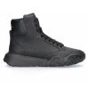 Alexander McQueen Sneakers High COURT Kalbsleder Black