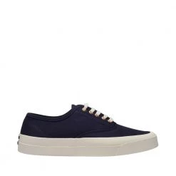 Maison Kitsuné Laced Sneaker In Blue Canvas Blue -Tilbud miinto Butikk unnamed file 8955