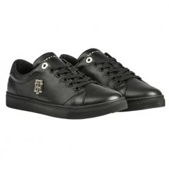 Tommy Hilfiger Hardware Logo Cupsole Trainers Black -Tilbud miinto Butikk unnamed file 9050