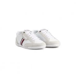 Tommy Hilfiger Core Corporate Leather Trainers White