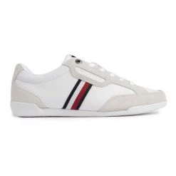 Tommy Hilfiger Core Corporate Leather Trainers White -Tilbud miinto Butikk unnamed file 9126
