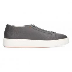 Santoni Sneakers Low 21430 Kalbsleder Gray