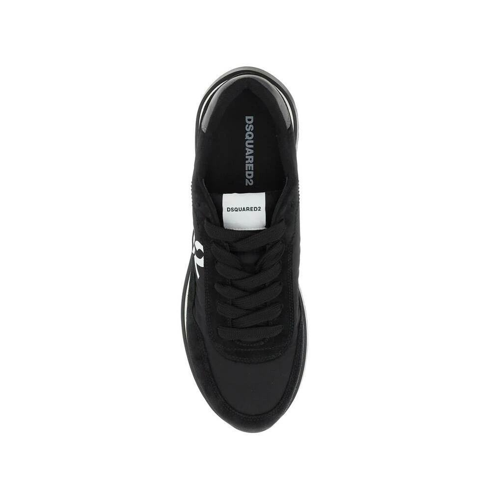 Dsquared2 Nylon And Suede Running Sneakers Black 2 Dsquared2 Nylon And Suede Running Sneakers Black - Bilde 2