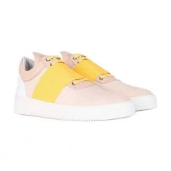Filling Pieces LOW TOP STRAPS SNEAKERS Pink
